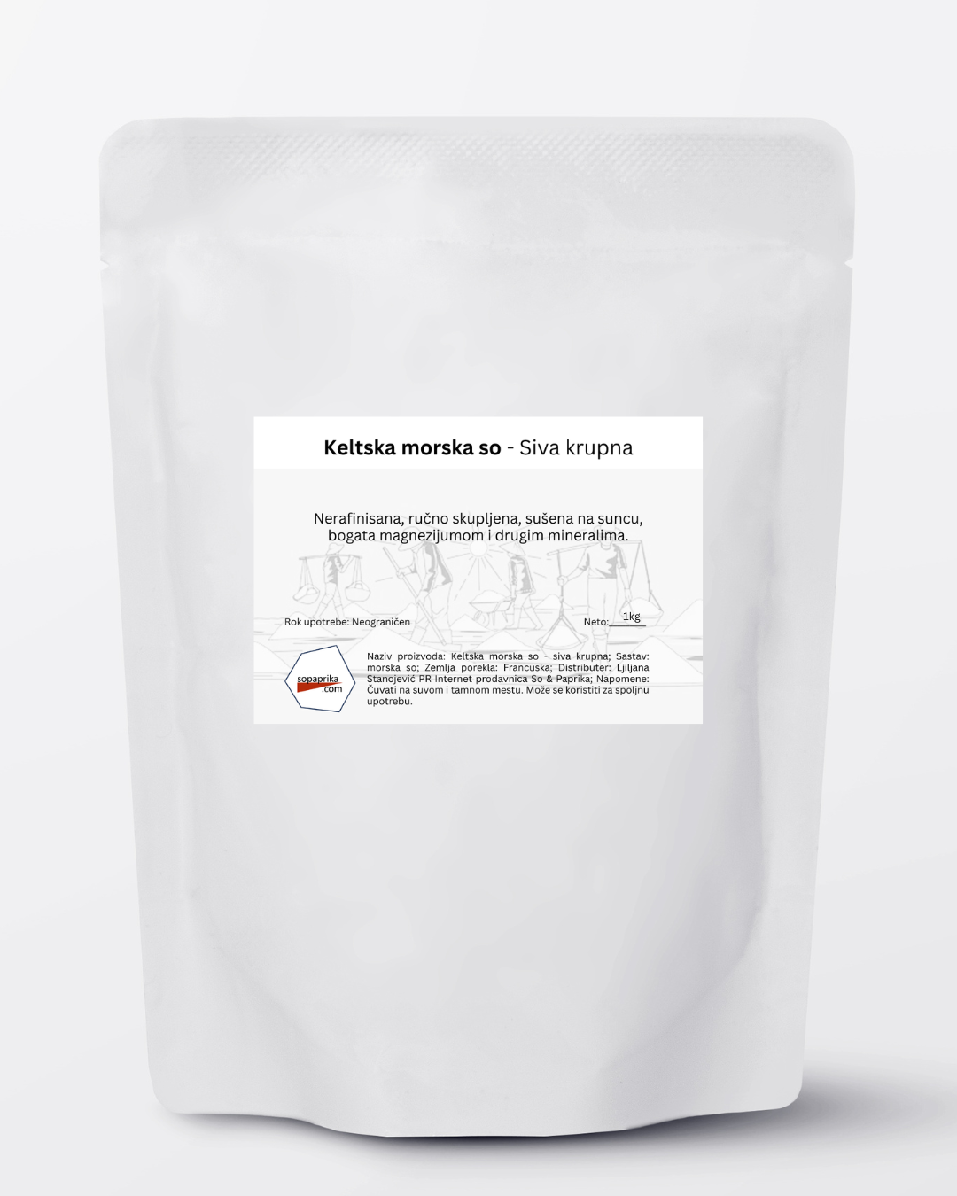 Keltska morska so krupna vlažna 0.8-5mm